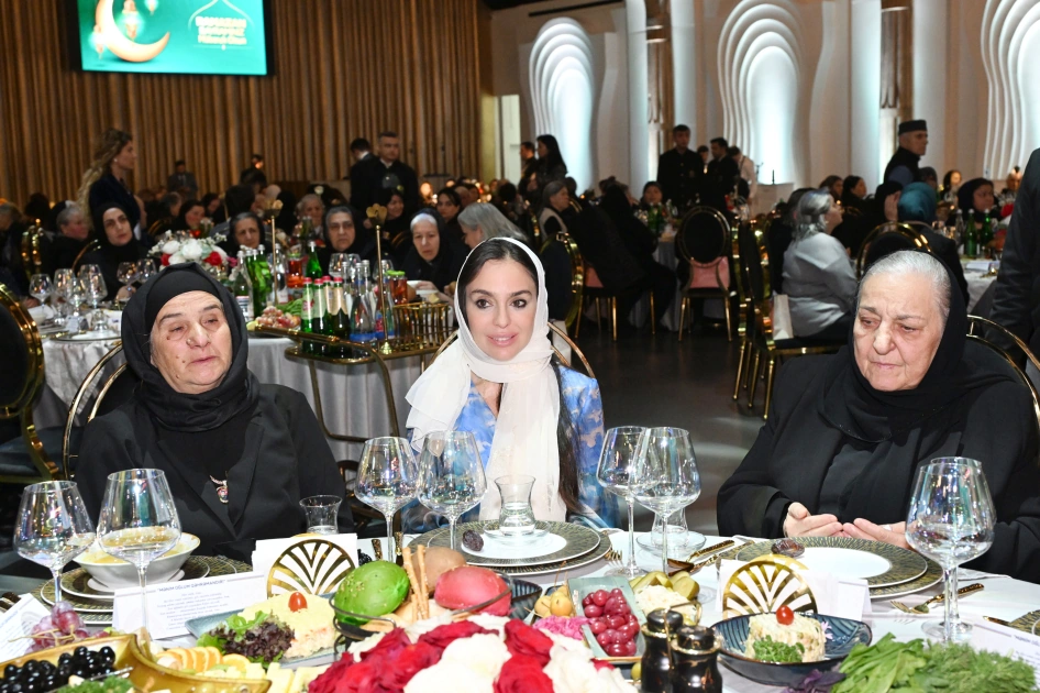 Leyla Aliyeva attends iftar dinner held with participation of martyrs’ mothers