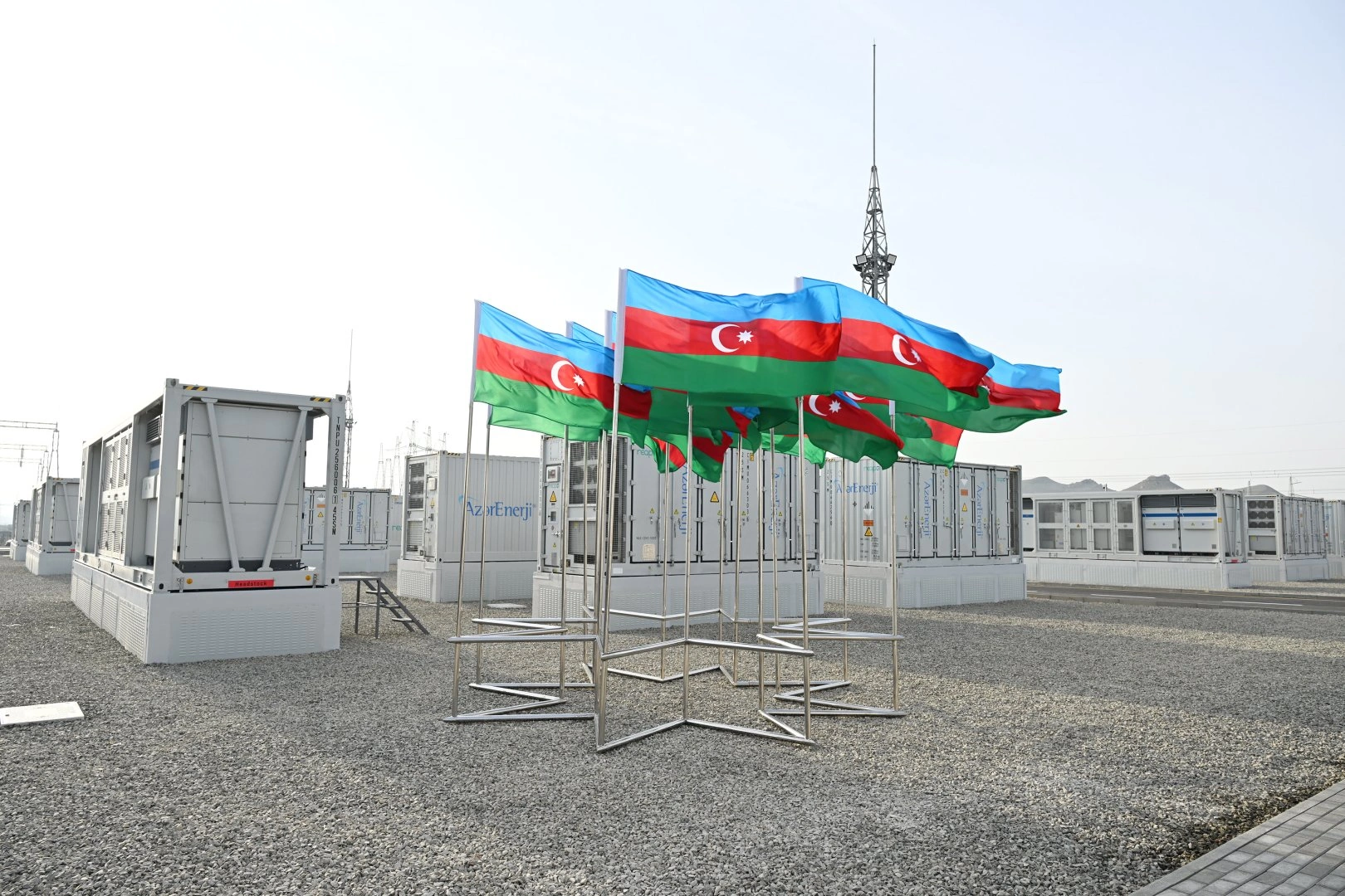 President Ilham Aliyev attends opening of Absheron Battery Energy Storage Center (PHOTO)