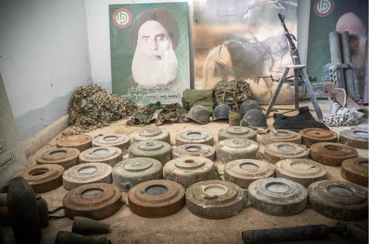 IDF discovers hundreds of weapons in school in southern Lebanon photo