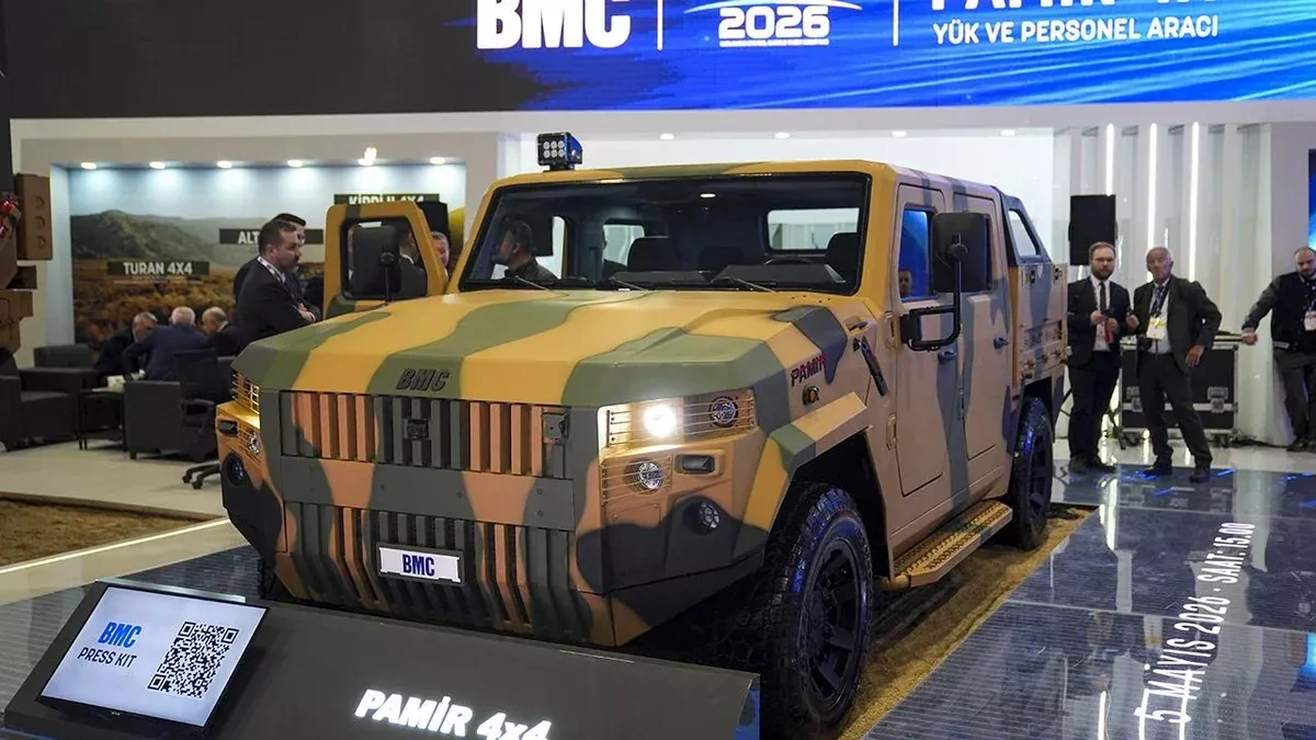 Türkiye unveils PAMİR 4x4 unarmored vehicle at SAHA 2026
