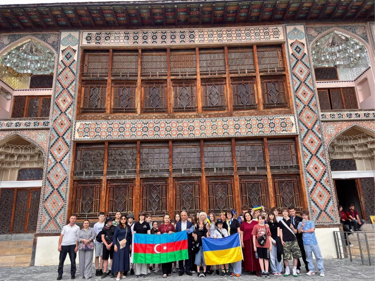 Rehabilitating Ukrainian children tour Azerbaijan's Gabala, Sheki regions PHOTO
