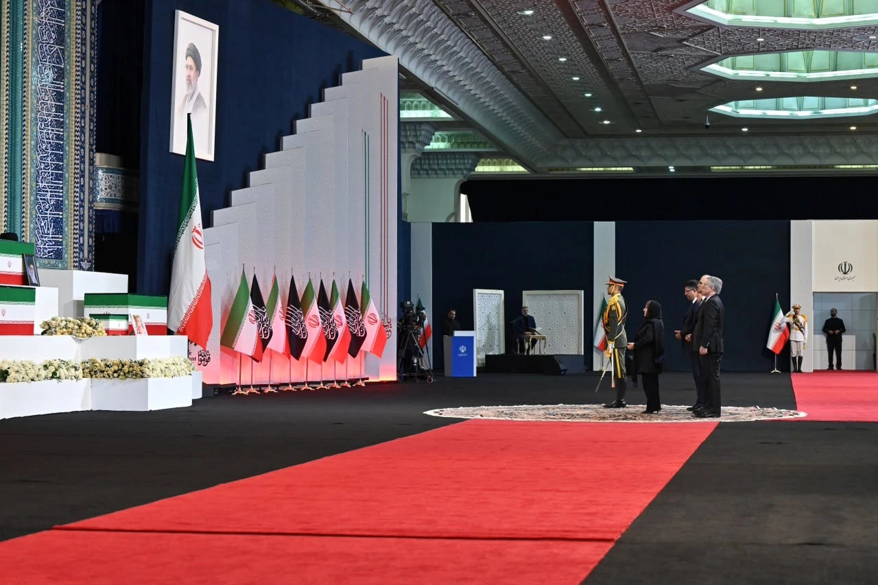 Azerbaijani delegation attends farewell ceremony for Seyyed Ali Khamenei (PHOTO)