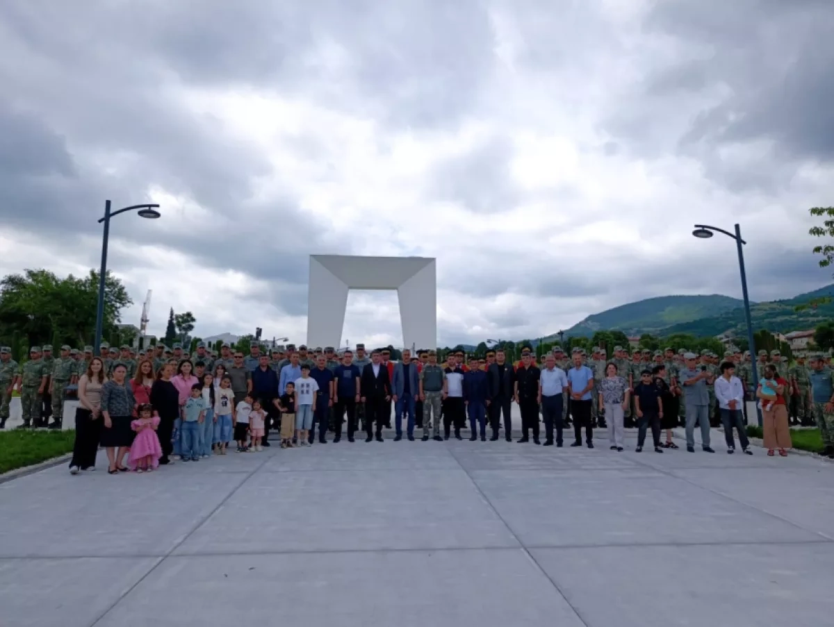 Military parade, band performance held in Azerbaijan's Khankendi PHOTO