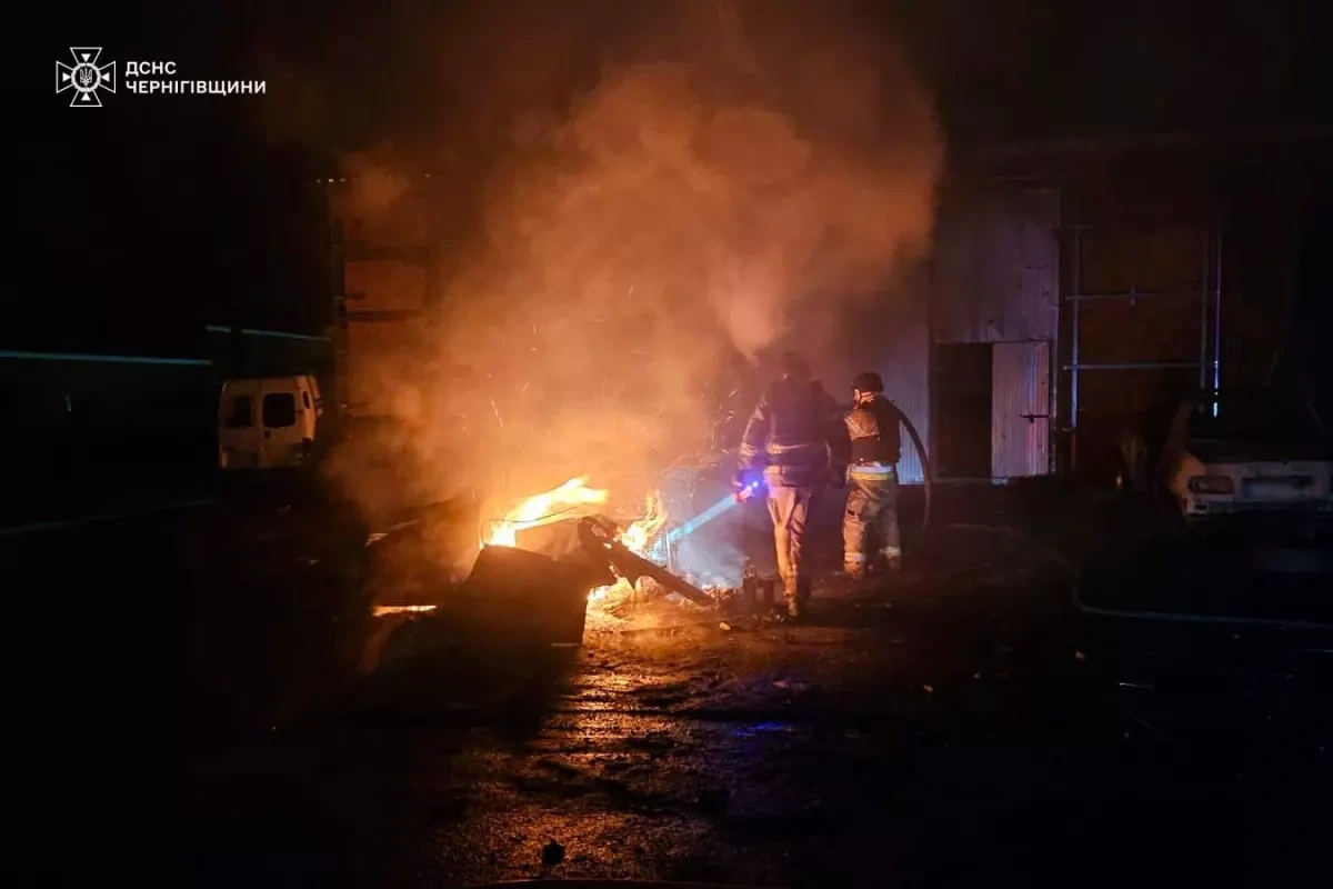 Russian drone strikes target Ukraine’s Chernihiv region, damaging  civilian infrastructure Photo