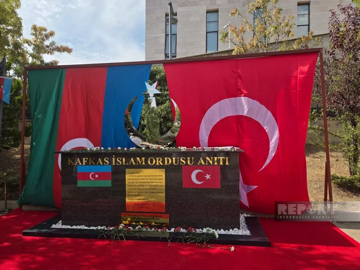 Türkiye unveils monument honouring Caucasus Islamic Army in Ankara PHOTO