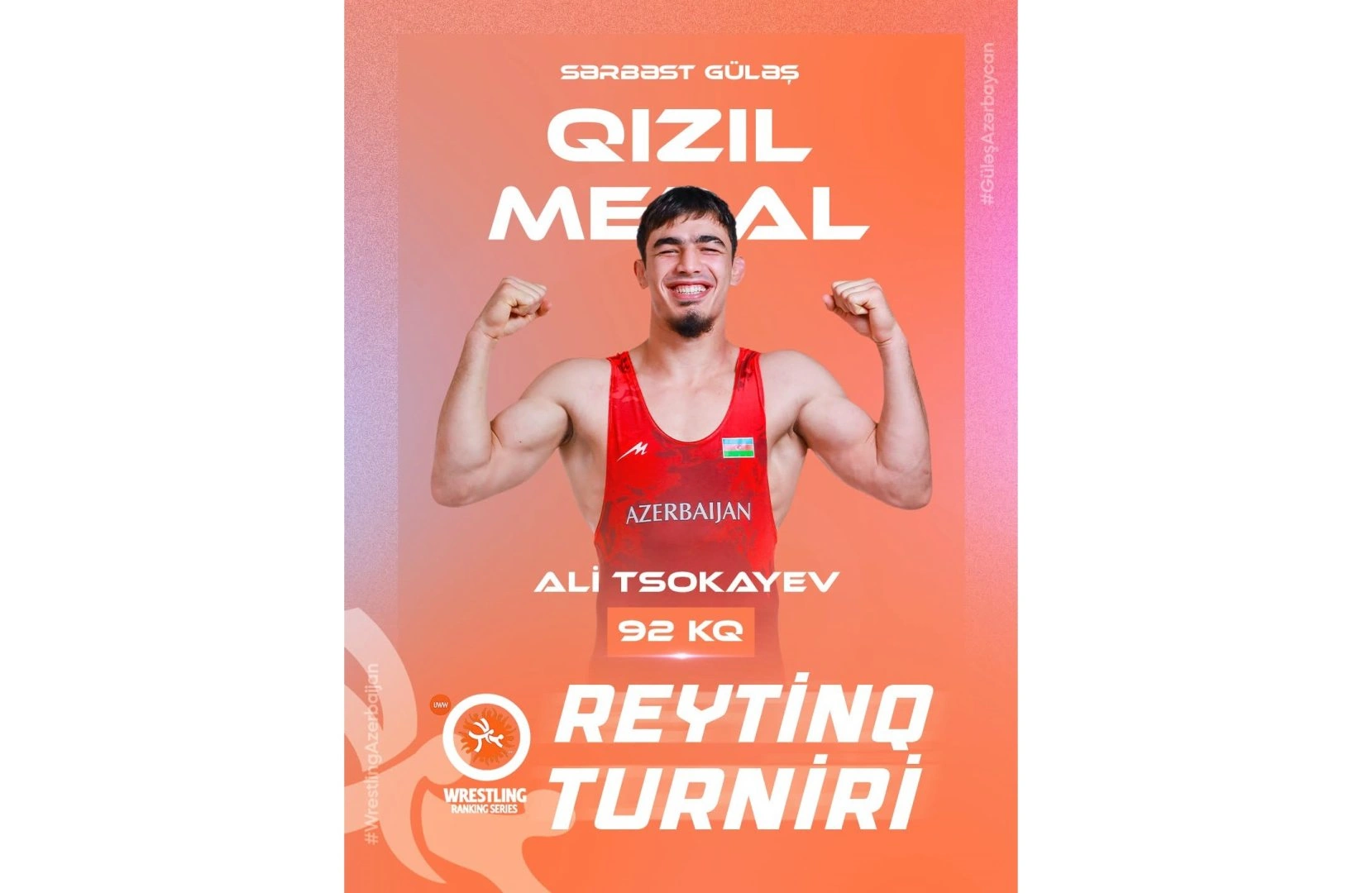Azerbaijani wrestler wins gold medal at tournament in Budapest