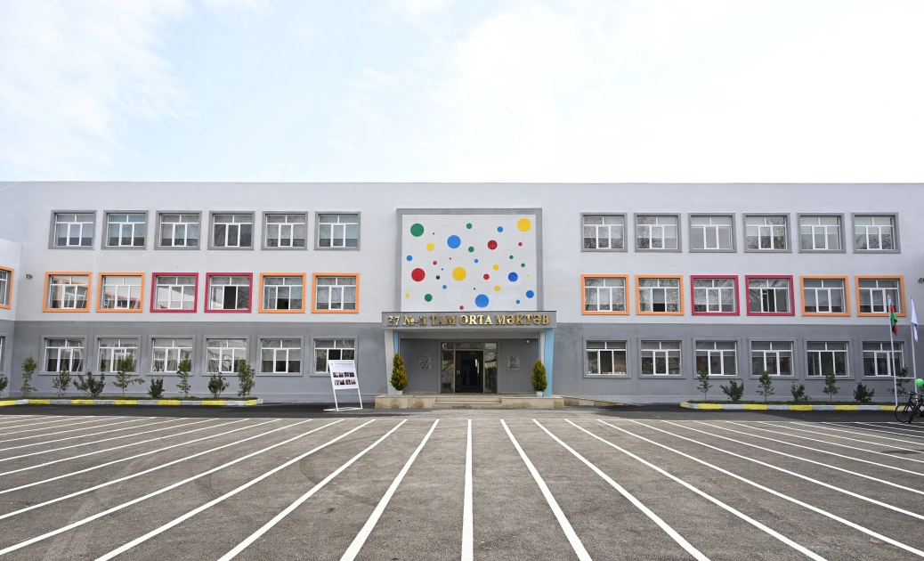 Heydar Aliyev Foundation VP Leyla Aliyeva and Alena Aliyeva visit STEAM center and Secondary School No. 37 in Ganja (PHOTO)