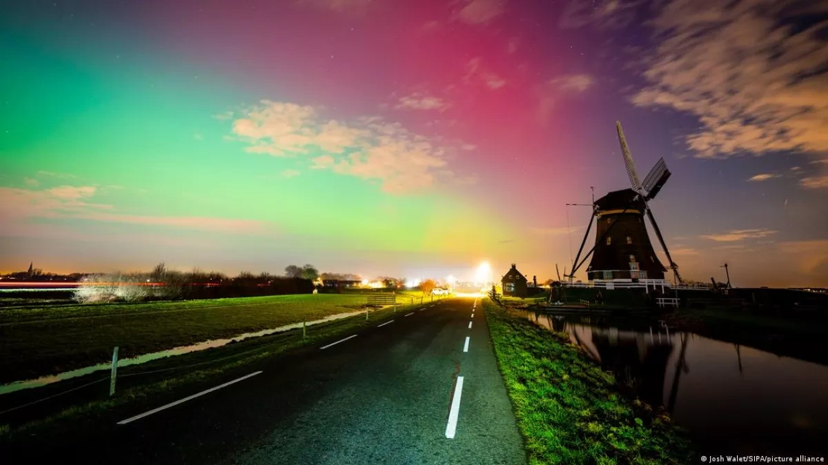 Rare solar storm lights up skies across parts of Europe, North America