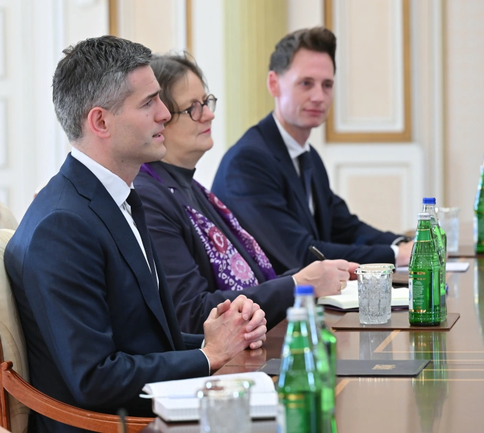 President Ilham Aliyev receives Minister of Foreign Affairs of the Netherlands (PHOTO)