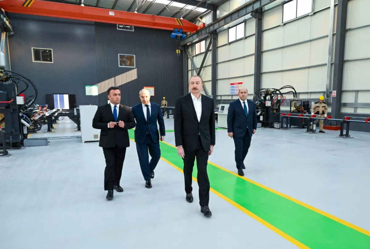 Azerbaijani president reviews new industrial projects in Aghdam PHOTO / Updated