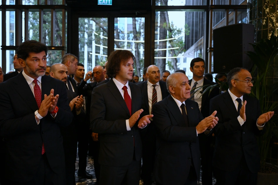 Azerbaijani, Georgian PMs attend inauguration of ART Riverfront Hotel Tbilisi (PHOTO/VIDEO)