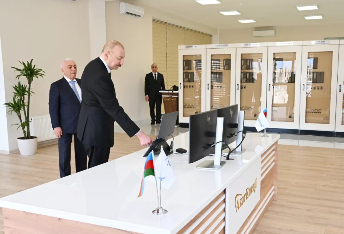 Azerbaijan expands green energy grid with “Shafag” substation launch in Jabrayil PHOTO