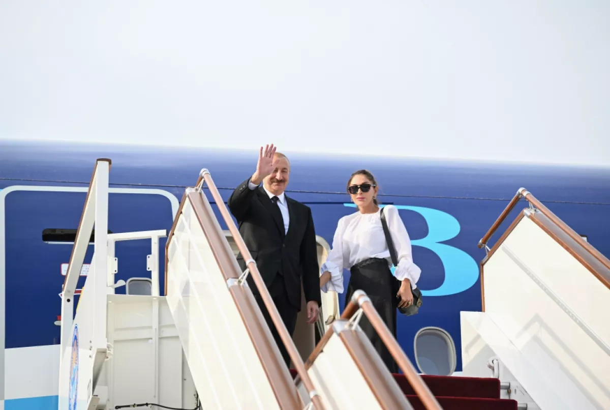 Azerbaijani president wraps up visit to Kyrgyzstan PHOTO