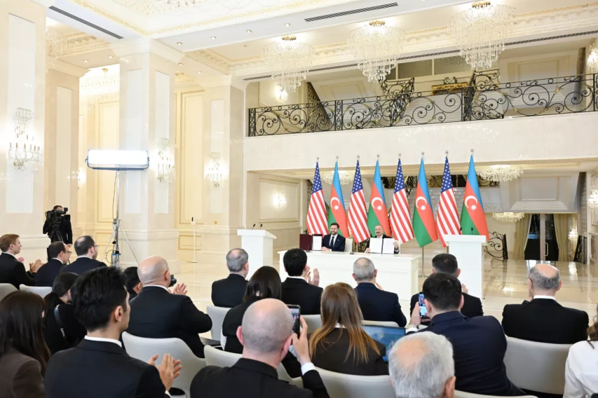 Azerbaijan, US sign Charter on Strategic Partnership in Baku PHOTO/VIDEO