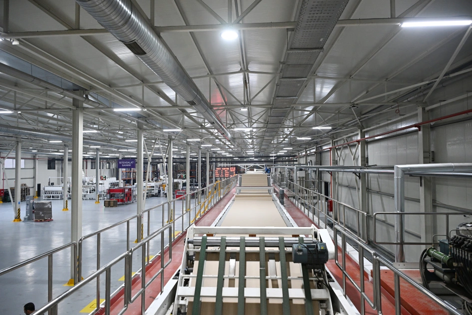 President Ilham Aliyev inaugurates cardboard and box packaging production facility in Sumgayit Industrial Park (PHOTO)