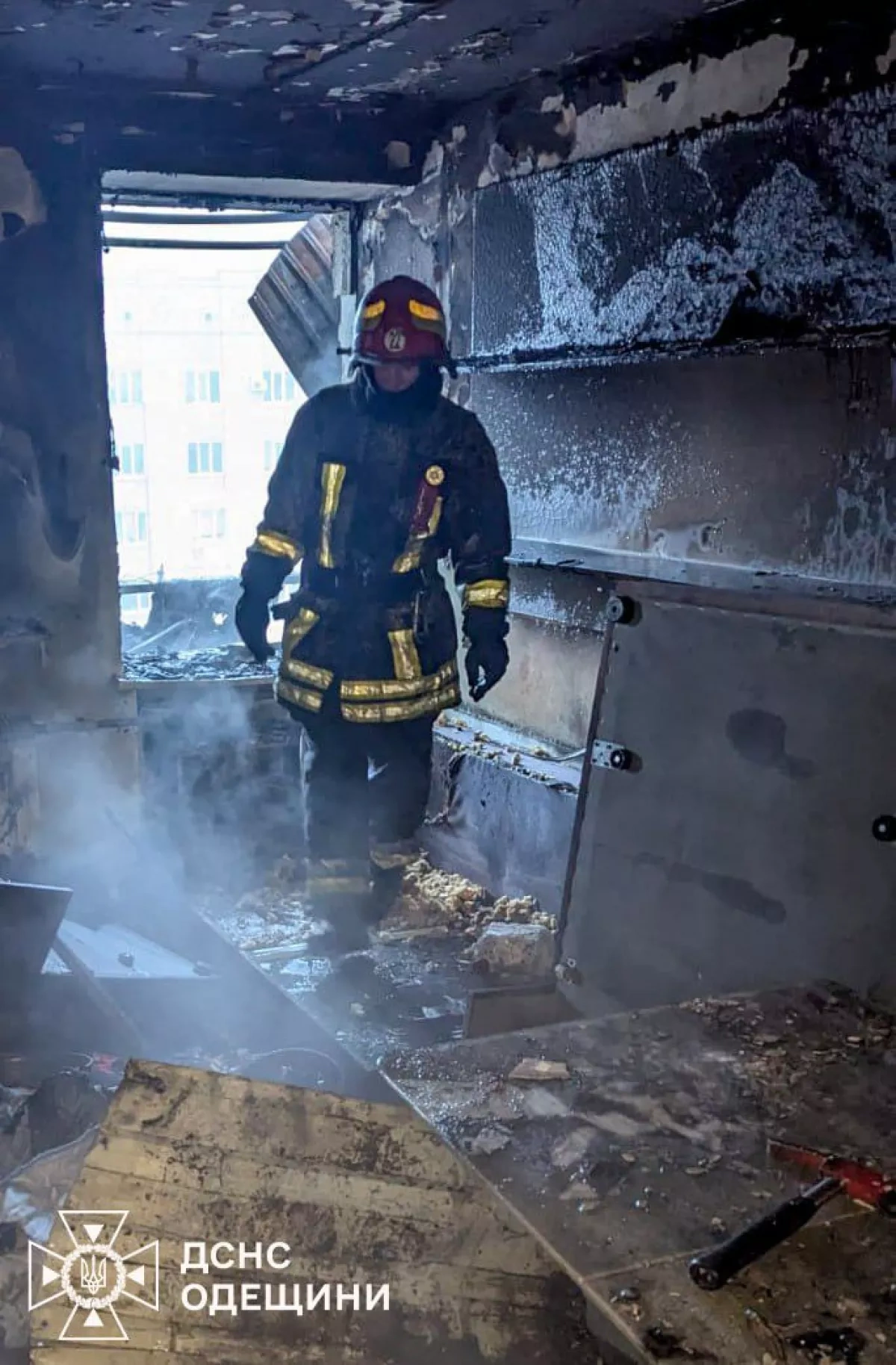 Russian strike damages apartment building, energy facility in Odesa PHOTO/VIDEO