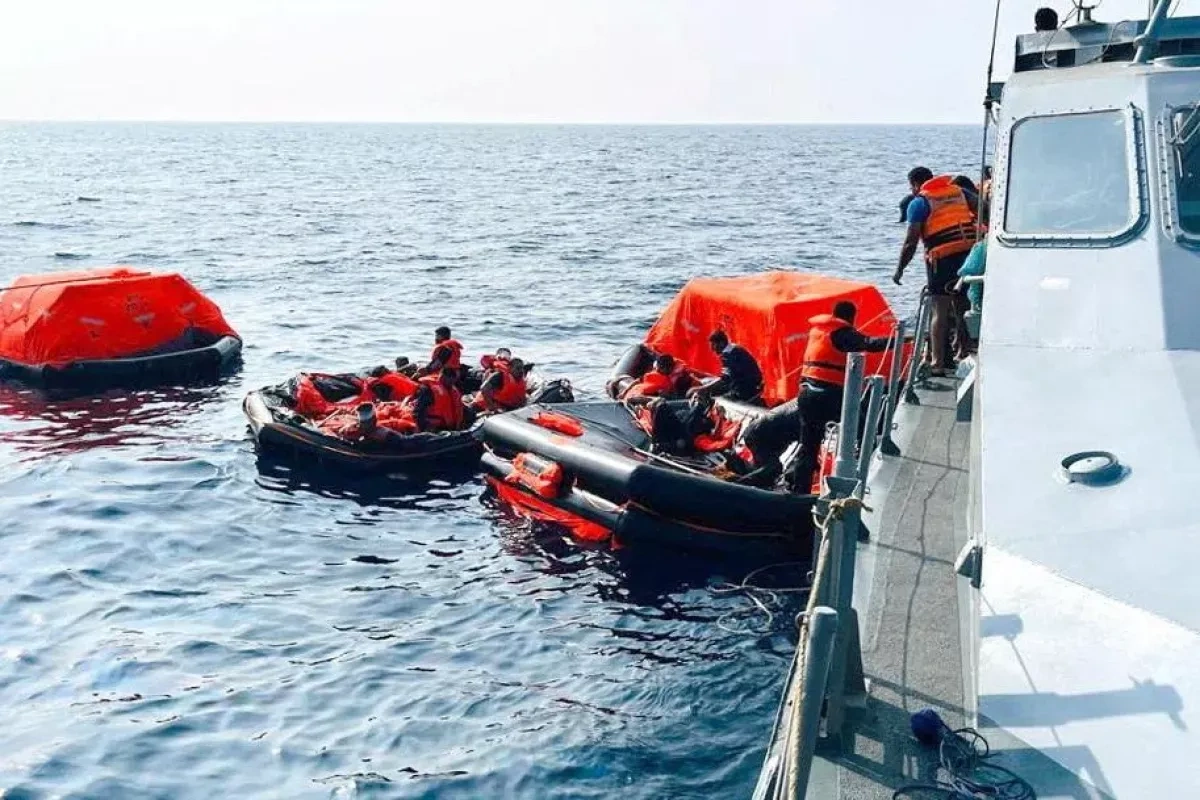 Thai navy provides assistance after cargo ship attacked in Strait of Hormuz