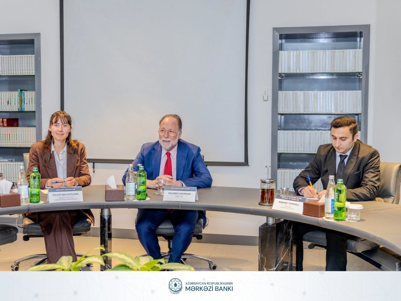 Central Bank of Azerbaijan, Harvard Growth Lab discuss financial market development cooperation (PHOTO)