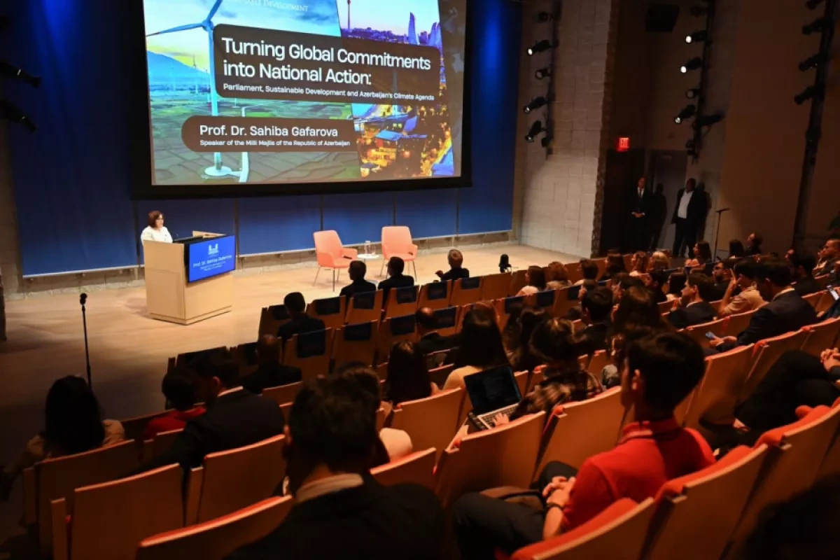 Speaker highlights Azerbaijan’s climate agenda at Columbia University PHOTO