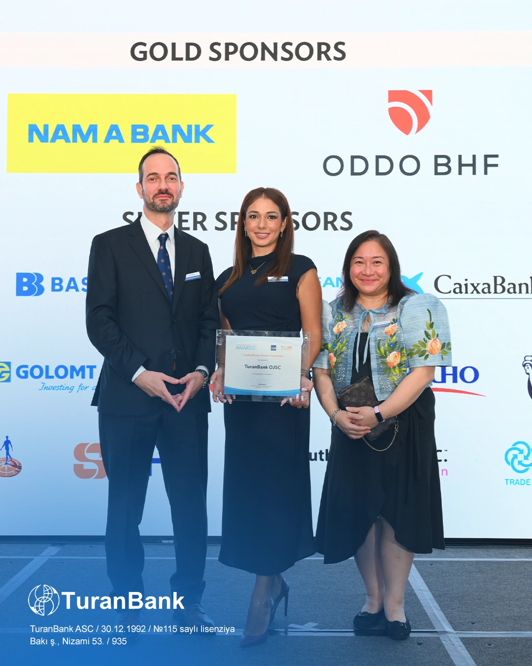 TuranBank honored with prestigious international recognition as Azerbaijan’s leading partner bank (PHOTO)