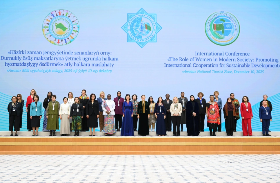 Heydar Aliyev Foundation VP Leyla Aliyeva participates in international conference in Turkmenistan (PHOTO)