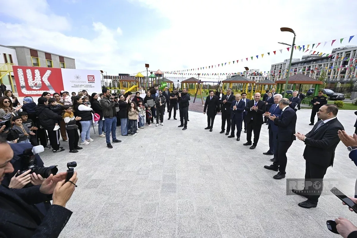 Azerbaijan's Fuzuli welcomes new state-of-the-art preschool complex PHOTO