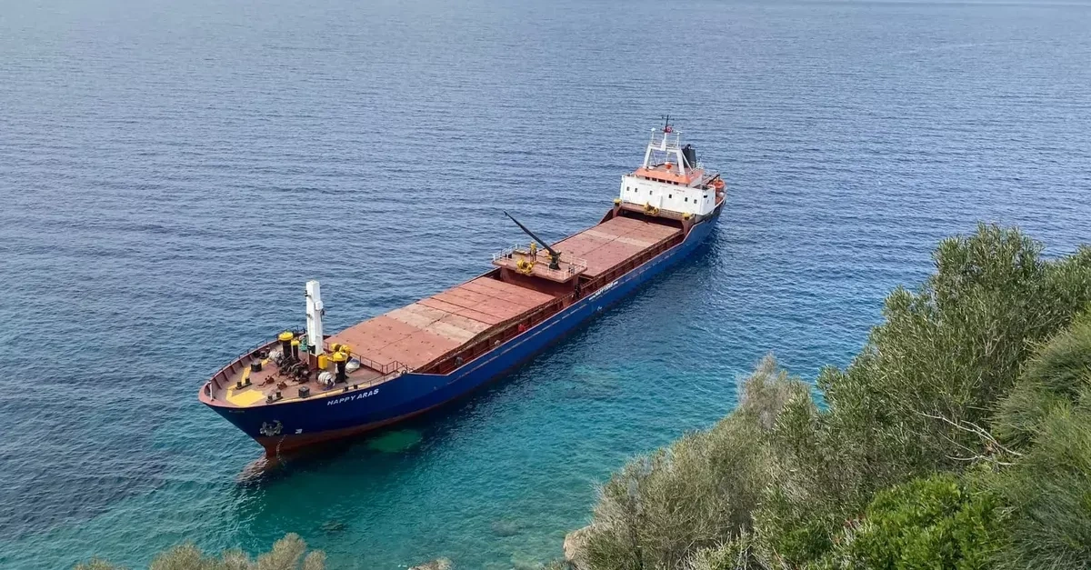 Bulgarian dry cargo ship runs aground in Russian Black Sea waters Photo