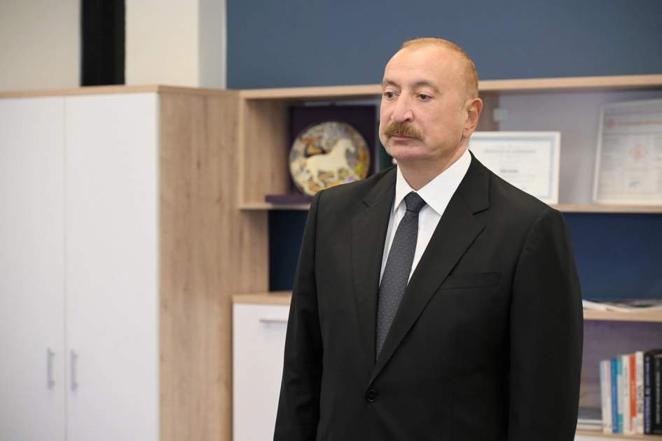 President Ilham Aliyev attends opening of 1st phase of “SABAH.city” innovation campus (PHOTO)