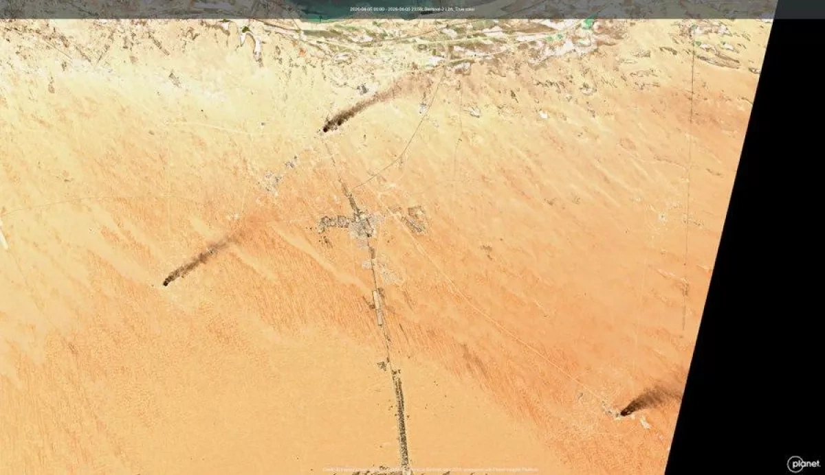 Satellite images show ongoing fires at three major UAE oil, gas sites Following Iranian strikes / PHOTO
