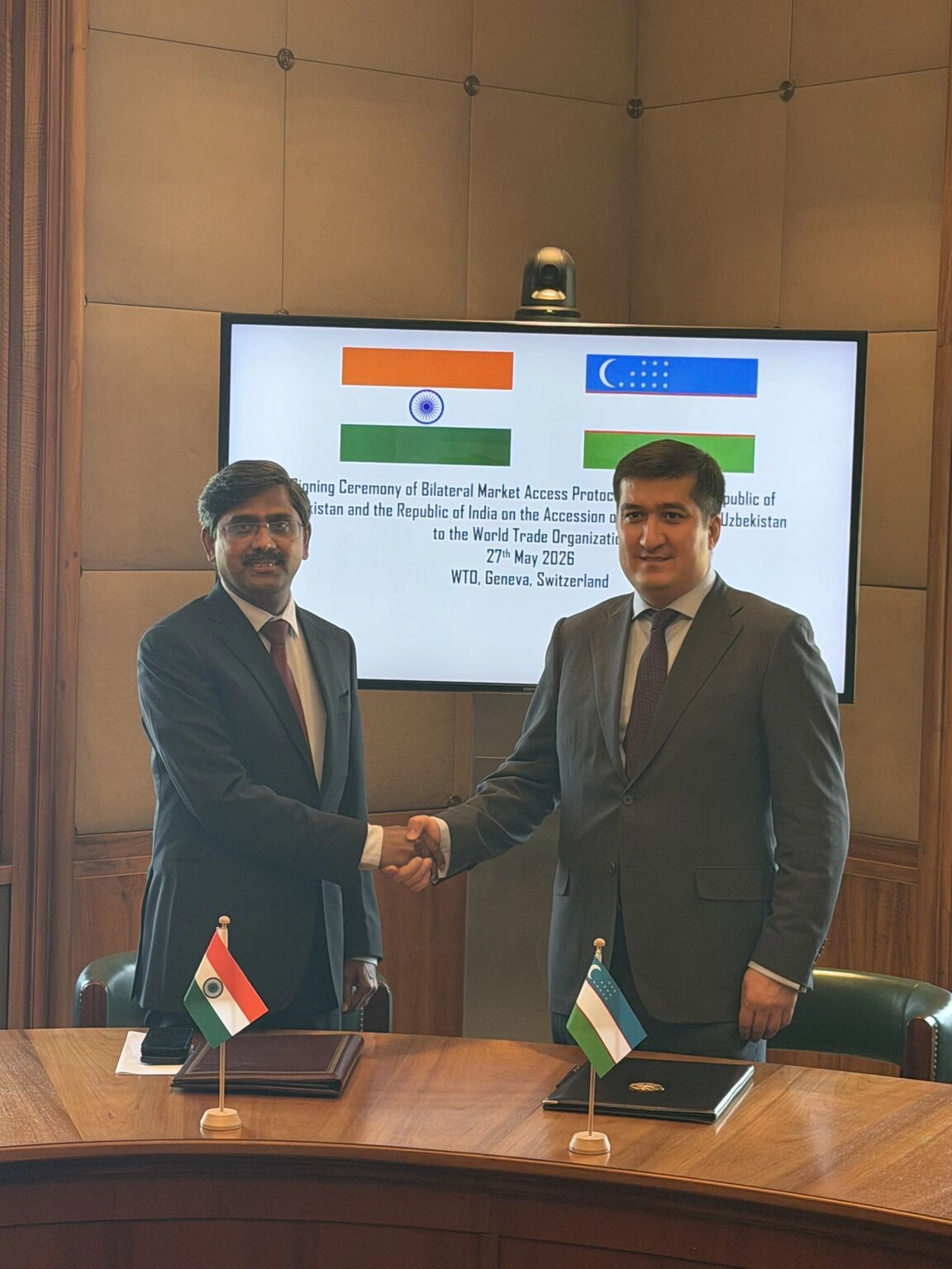 Uzbekistan advances WTO membership bid with India agreement