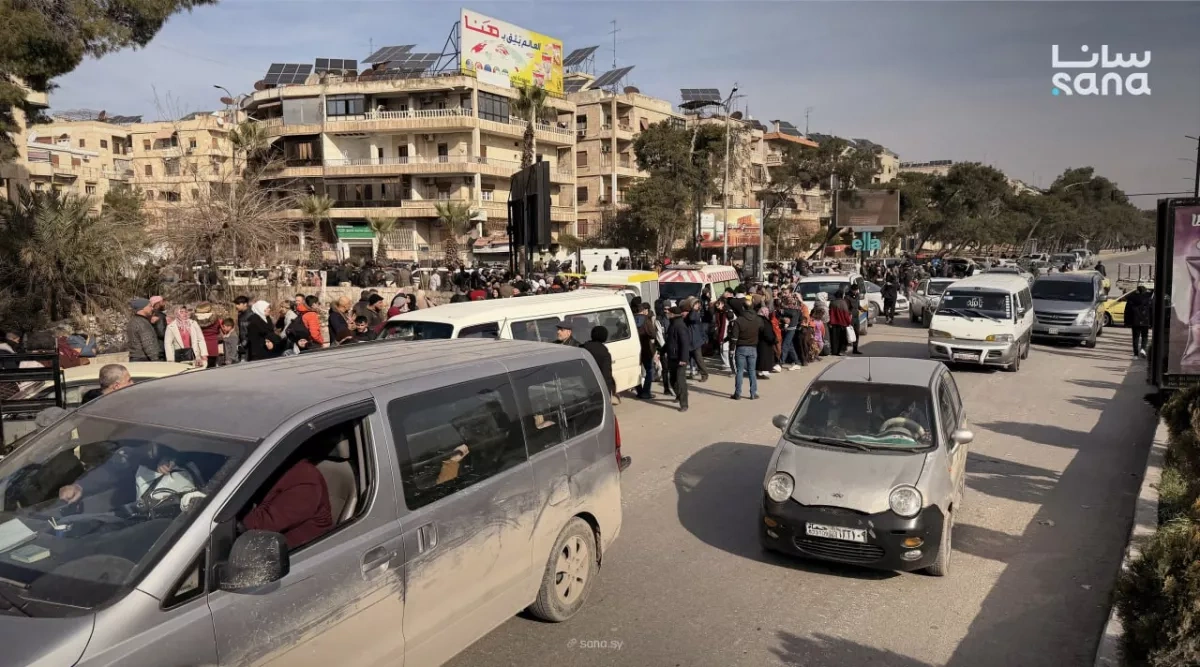 Deadly shelling forces mass evacuation in northern Aleppo PHOTO