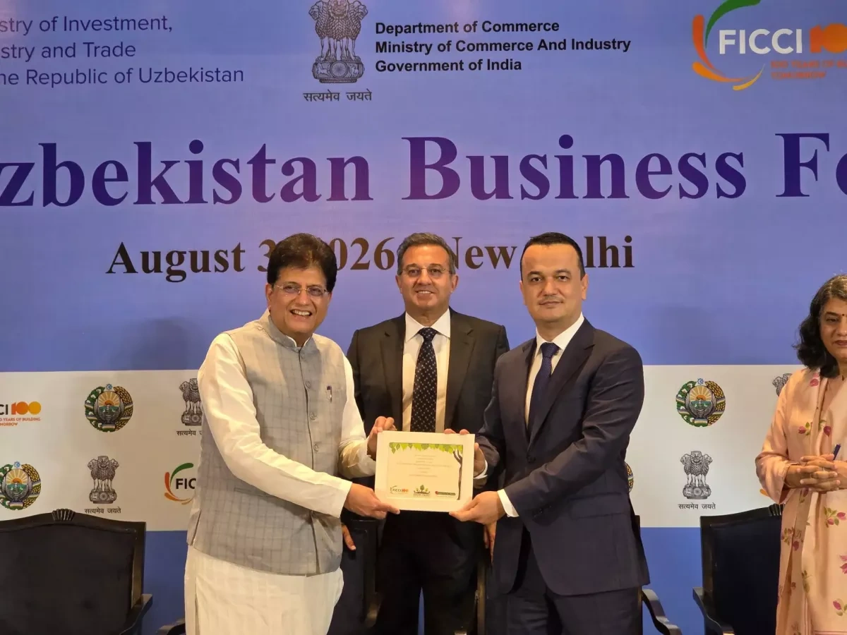 Uzbekistan, India target $2 billion trade milestone