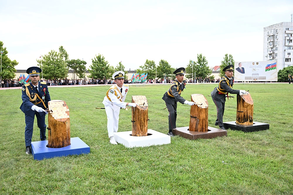 Military Institute named after Heydar Aliyev holds next graduation ceremony (PHOTO/VIDEO)