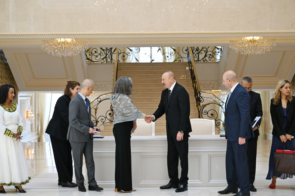 President Ilham Aliyev meets with UN-Habitat Executive Director (PHOTO)