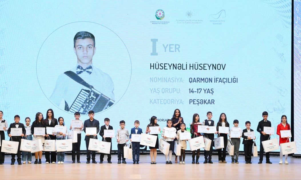 Heydar Aliyev Foundation VP Leyla Aliyeva and Alena Aliyeva attend awarding ceremony of Children’s Art Contest (PHOTO)