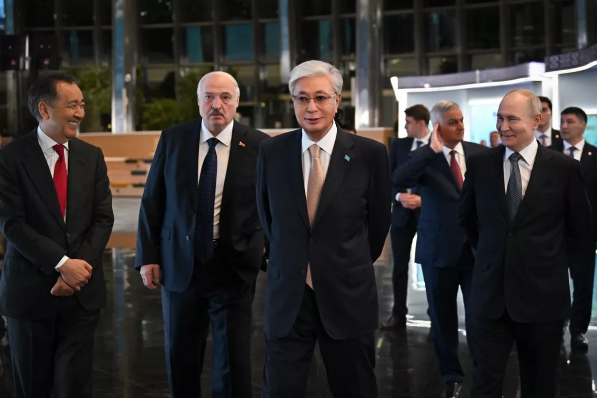 EAEU leaders visit digital and technology exhibition in Astana PHOTO