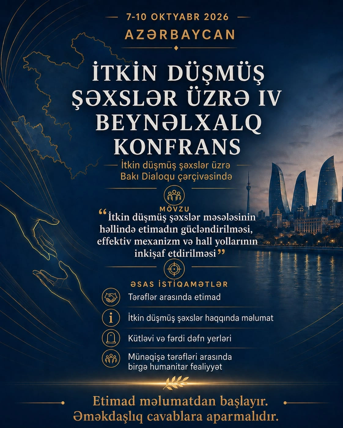 Azerbaijan to host 4th International Conference on Missing Persons