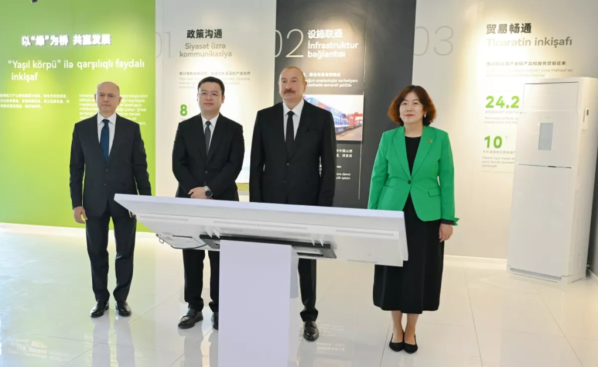 Azerbaijan’s president attends opening of Gobustan solar power plant PHOTO
