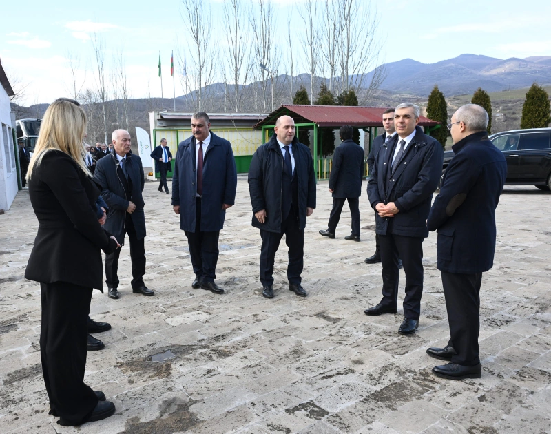 Azerbaijani Coordination Headquarters visits Khojavend's sunflower oil factory (PHOTO)