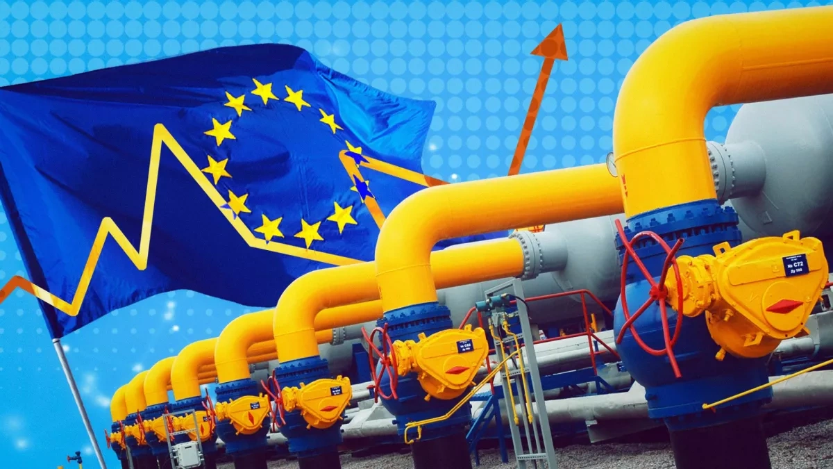Average gas prices in Europe rise 9% in 2025