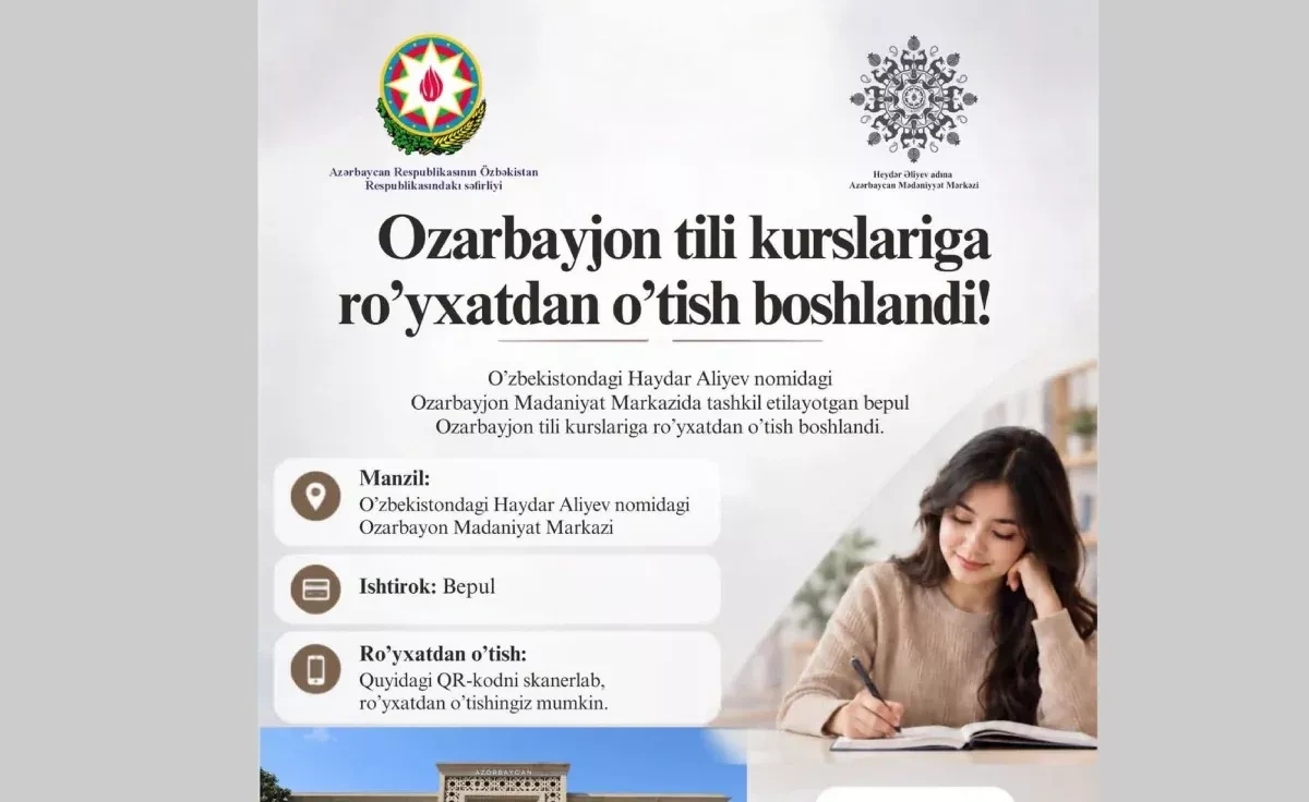 Free Azerbaijani language courses to resume in Uzbekistan