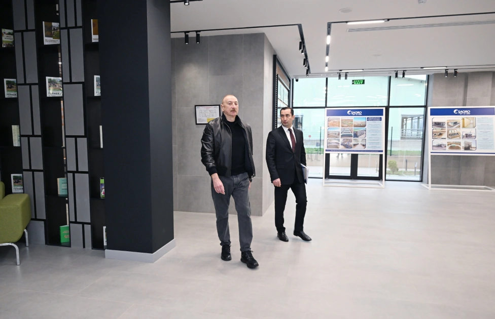 President Ilham Aliyev attends opening of Shirvan Agro livestock complex in Shamakhi (PHOTO)