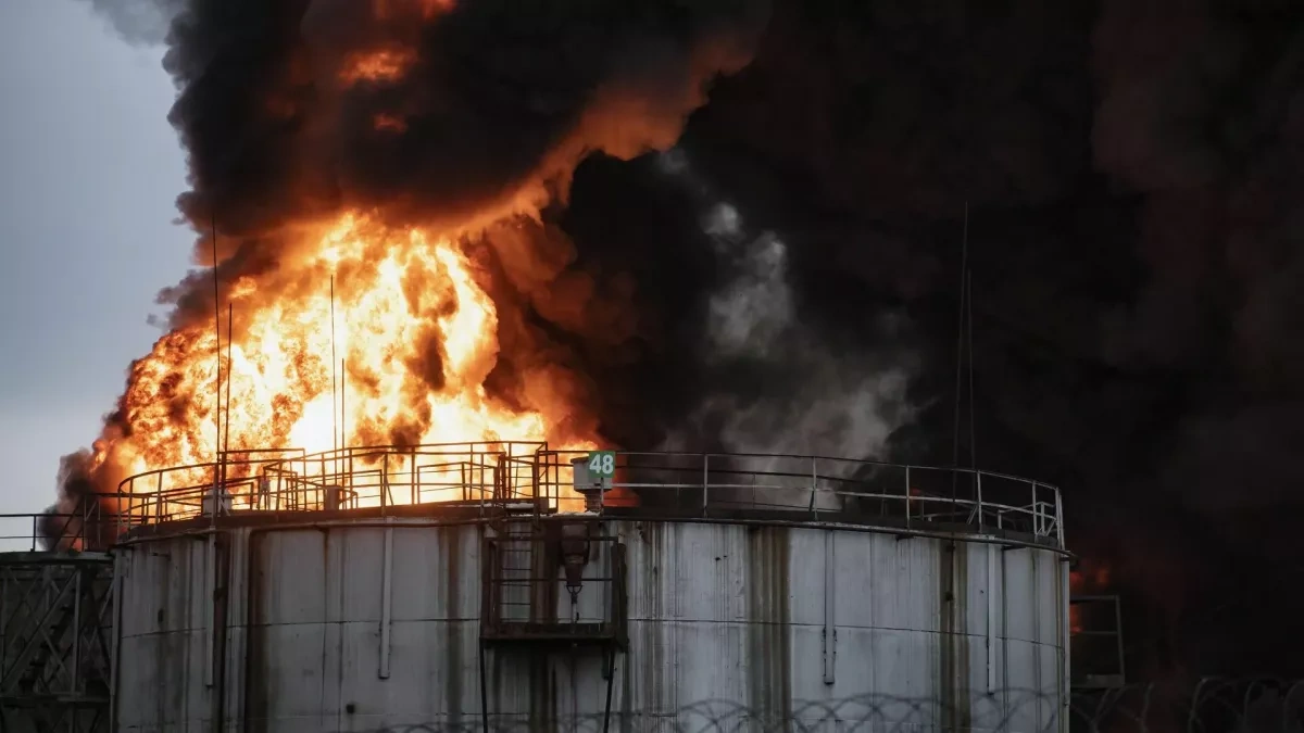 Ukraine hits oil terminals in Russia in overnight strikes