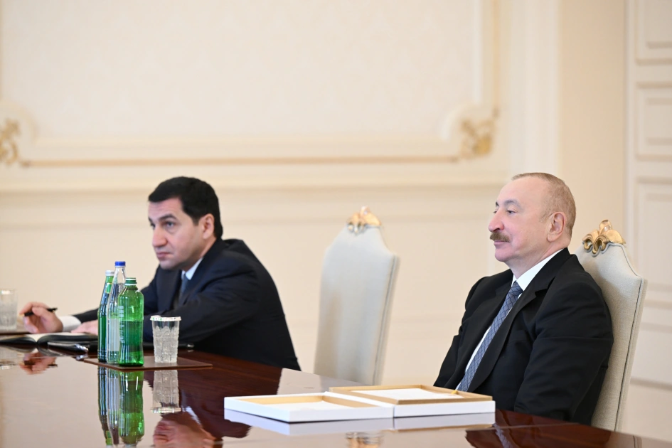 President Ilham Aliyev receives delegation of Zayed Award for Human Fraternity (PHOTO)