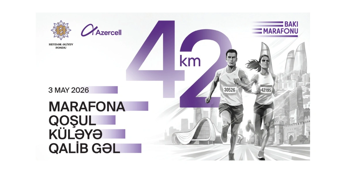 Concert program for start and finish of “Baku Marathon 2026”