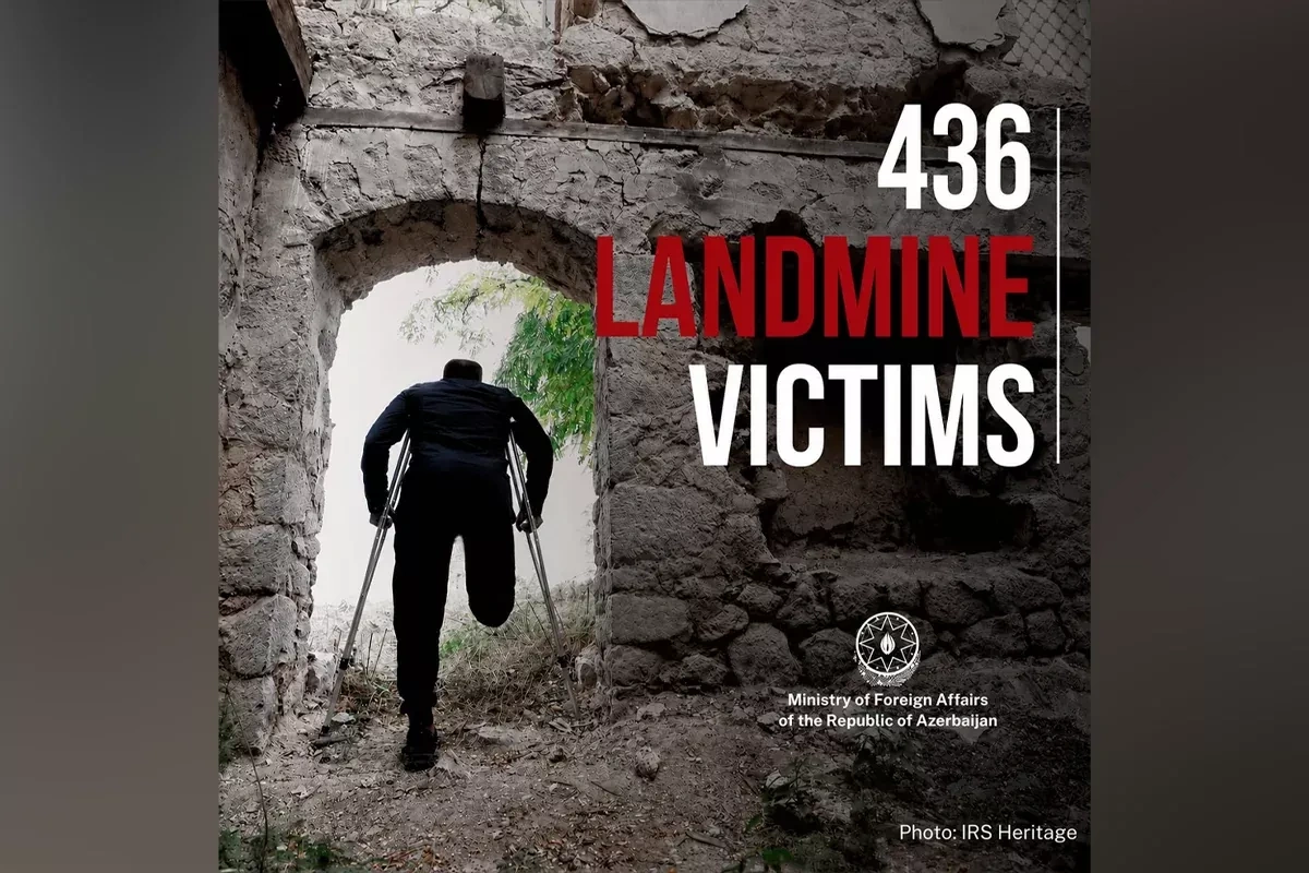 Azerbaijan says 436 people fallen victim to landmines since 2020 war