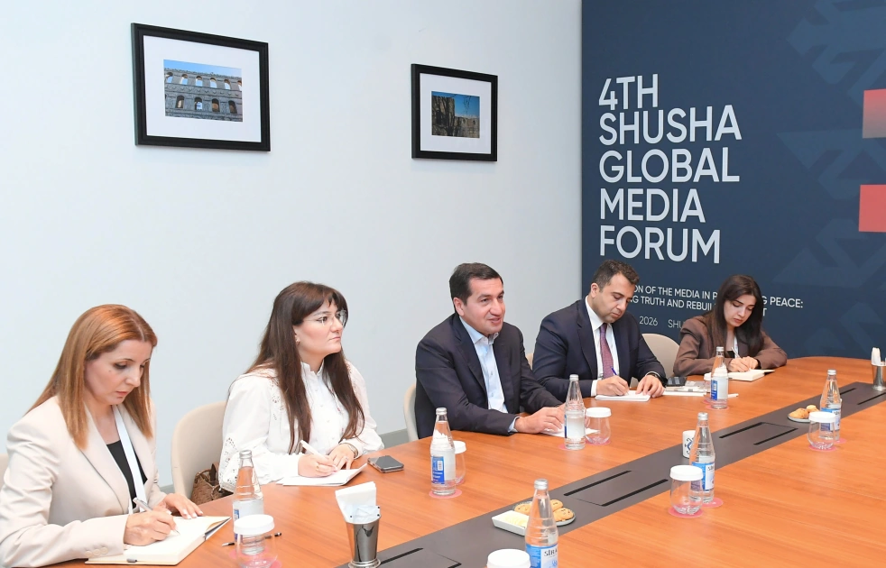 Presidential aide Hikmet Hajiyev meets with Turkish delegation in Shusha (PHOTO)