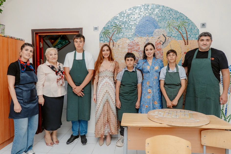 Leyla Aliyeva and Arzu Aliyeva visit Integrated Boarding School No. 11 (PHOTO)