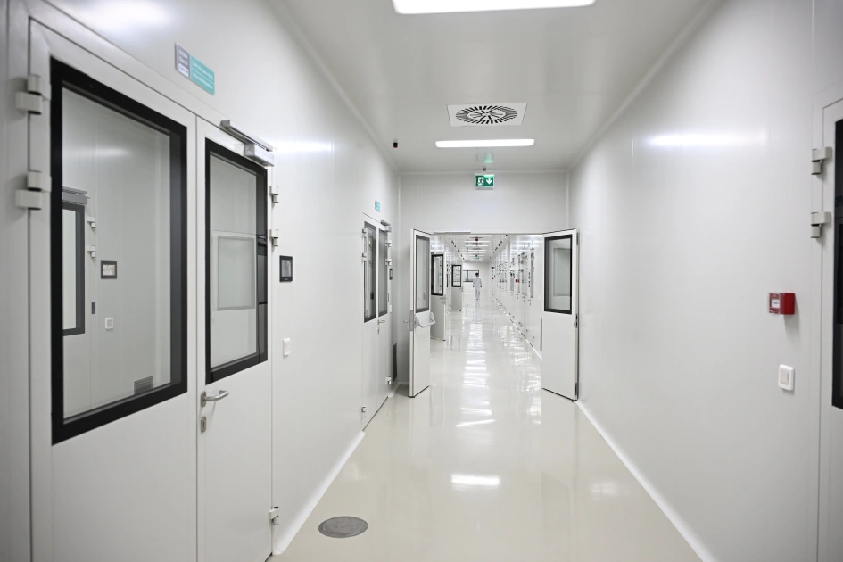 President Ilham Aliyev attends opening of a pharmaceutical manufacturing plant at Pirallahi Industrial Park (PHOTO)