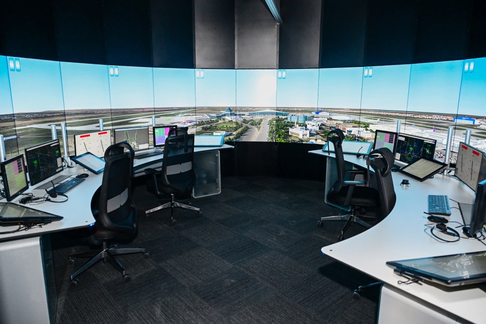 President Ilham Aliyev, First Lady Mehriban Aliyeva attend opening of International Training Center at National Aviation Academy (PHOTO)